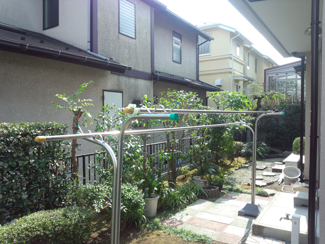 剪定後のお庭゚